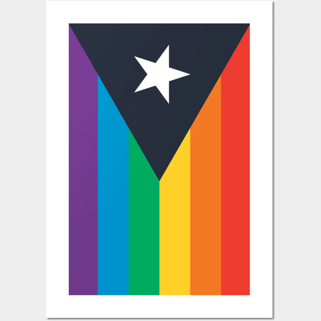 PR Pride Vertical Wall Art by Vicener